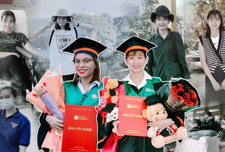 Hai "bóng hồng" cựu sinh viên Đại học Đông Á nhập ngũ năm 2024